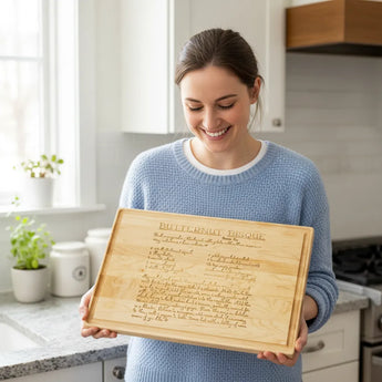 Personalized Recipe Cutting Board