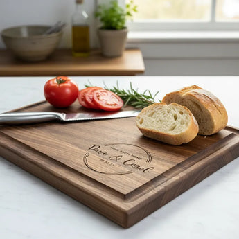 Timeless Wedding Personalized Cutting Board