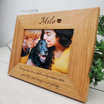 Dog Nose - Custom Engraved Picture Frame - 077