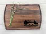 The Lake Front Mountain View - Personalized Cutting Board - 306 1