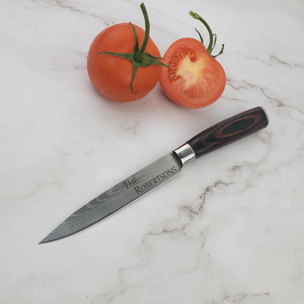 Family Name Gift - Personalized 5" Knife - 001