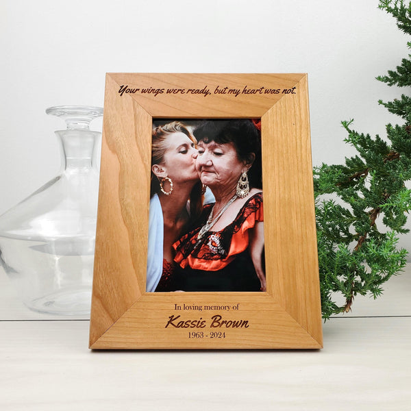 In Loving Memory - Custom Engraved Picture Frame - 073