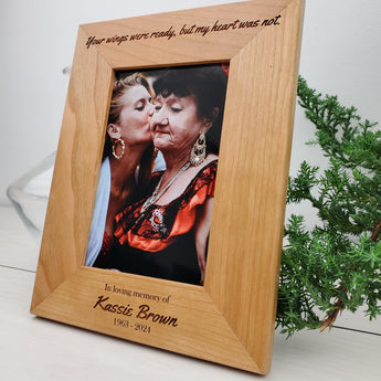 In Loving Memory - Custom Engraved Picture Frame - 073