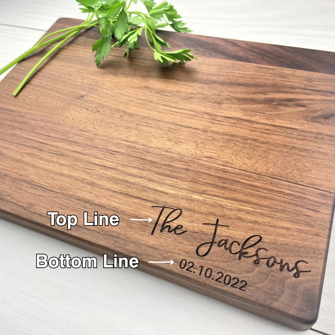 Family Style Personalized Cutting Board