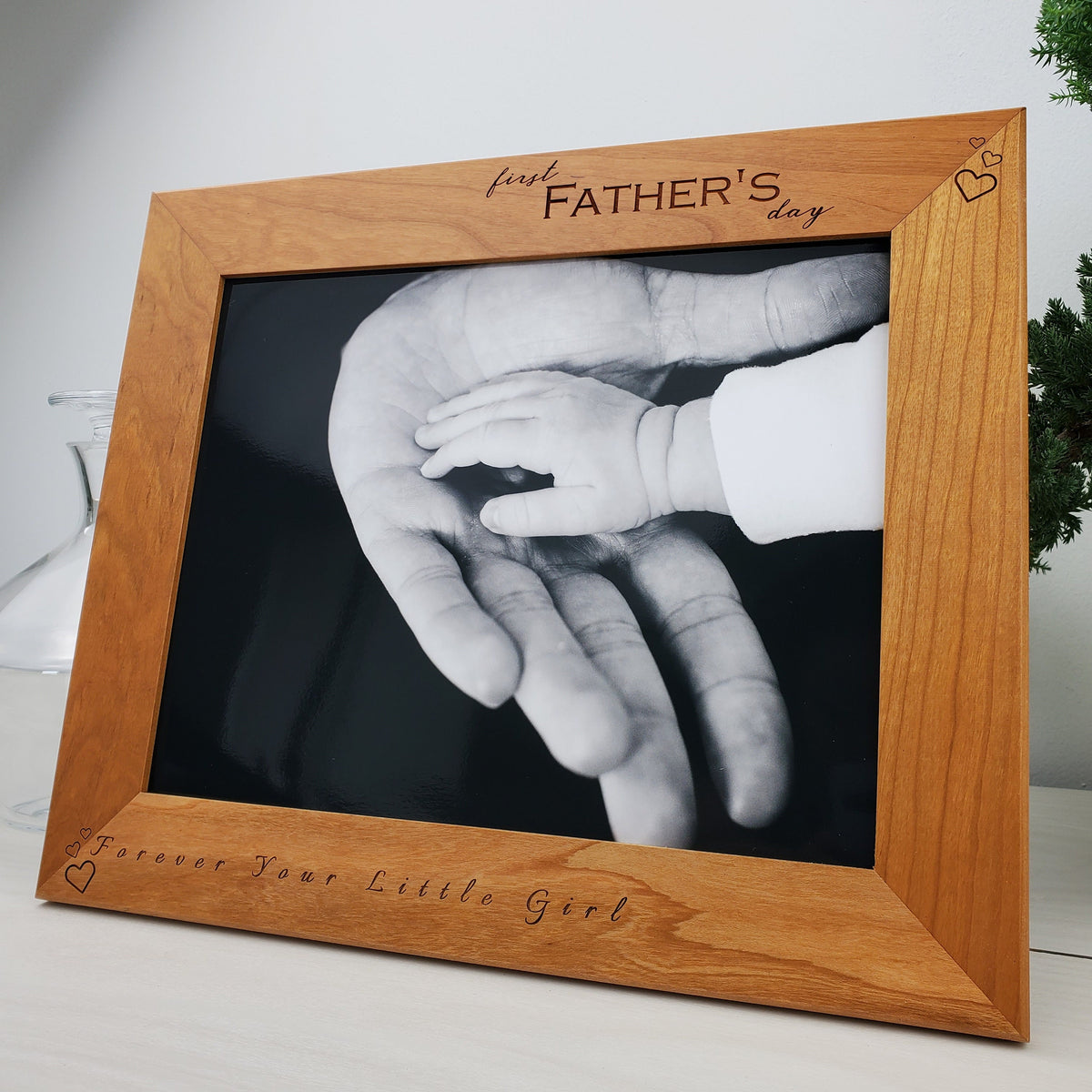 Hearts - Custom Engraved Picture Frame - 023