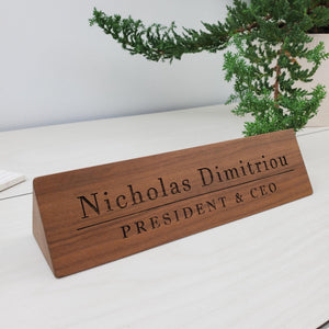 Desk Name Plate