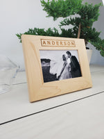 Family Name - Custom Engraved Picture Frame - 005 2