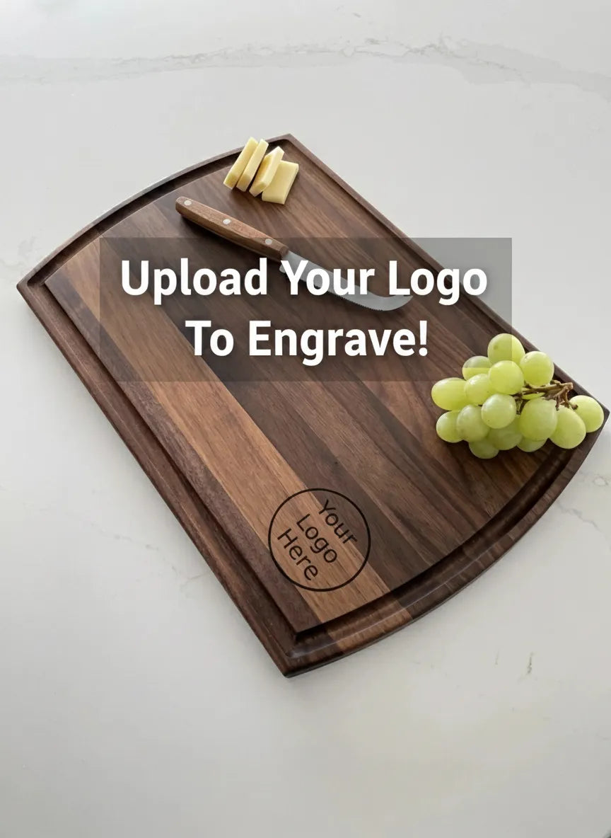 Company Logo Client Gifts - Personalized Cutting Board - 018