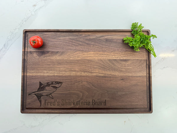 The SHARKuterie Board - Personalized Cutting Board - 581