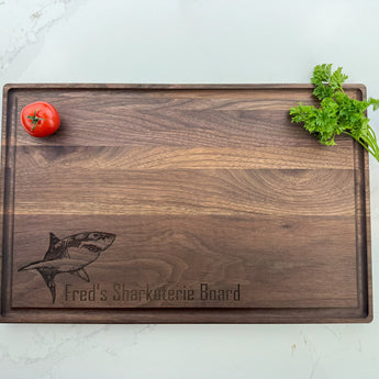 The SHARKuterie Board - Personalized Cutting Board - 581