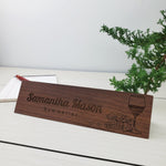 Sommelier - Personalized Wood Desk Block - 014 3