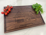 Personalized Cutting Board - Engraved Home Portrait 12