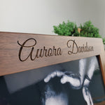 Baby Announcement - Custom Engraved Picture Frame - 014 4