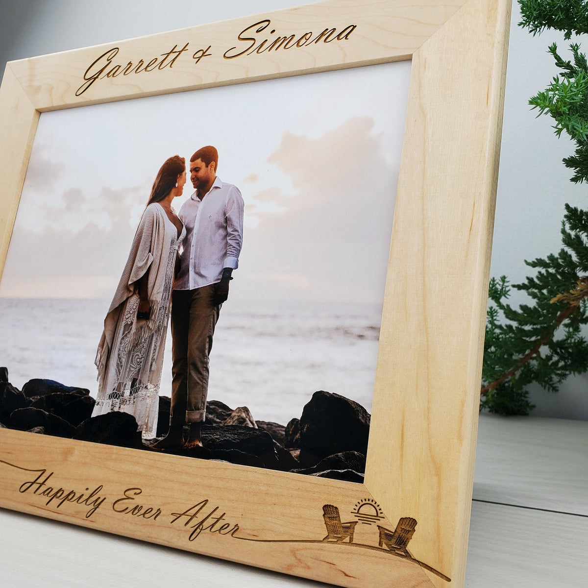 Happily Ever After - Custom Engraved Picture Frame - 013
