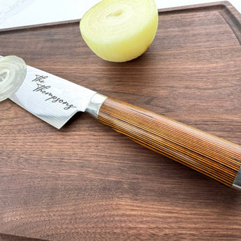 Family Name Hosting Gift - Personalized Chef Knife - 008