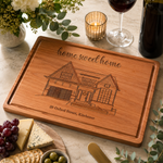 Personalized Cutting Board - Engraved Home Portrait 4