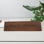 First Responder - Personalized Wood Desk Block - 011 3