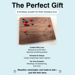 The Wreath - Personalized Cutting Board 5