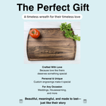 The Happy Couple - Personalized Cutting Board - 048 4