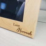 New Parent Gift - Custom Engraved Picture Frame - 018 2