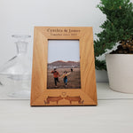 Piggies in Love - Custom Engraved Picture Frame - 038 1
