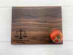 The Scales of Justice - Personalized Cutting Board - 321 2