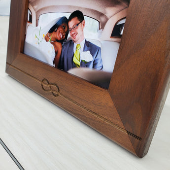 Tied the Knot - Custom Engraved Picture Frame - 011