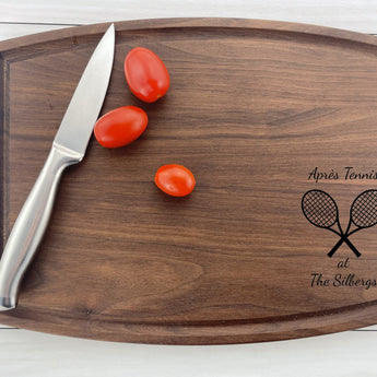 Tennis Rackets - Personalized Cutting Board - 318