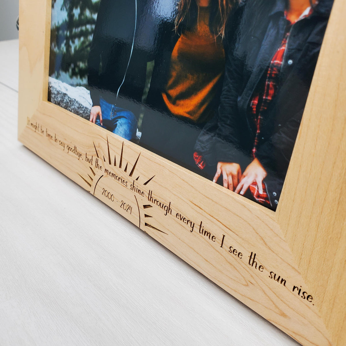 Sunshine - Custom Engraved Picture Frame - 075