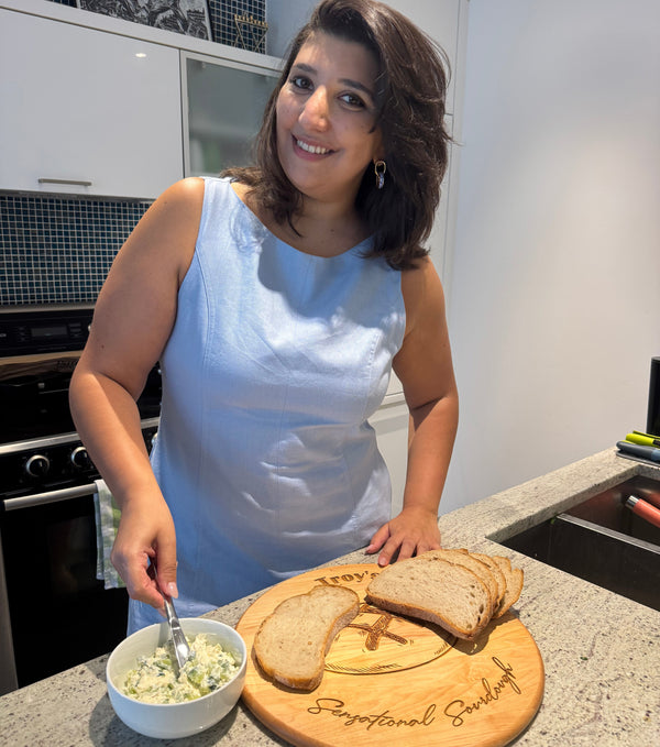 The Sourdough Baker - Personalized Circular Cutting Board