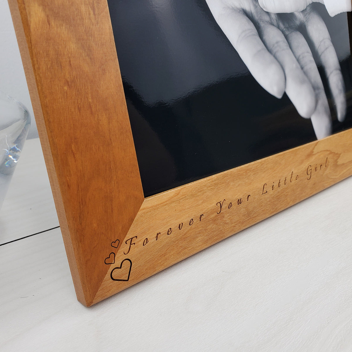 Hearts - Custom Engraved Picture Frame - 023