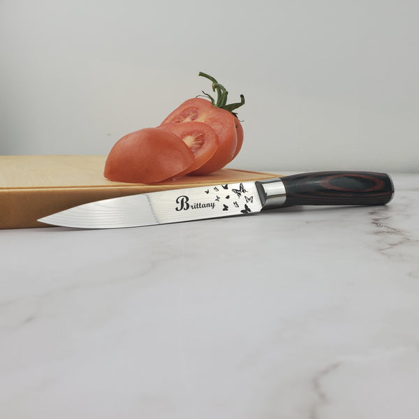 Butterflies - Personalized 5" Knife - 034
