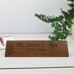Anatomically Correct Heart - Personalized Wood Desk Block - 013 3