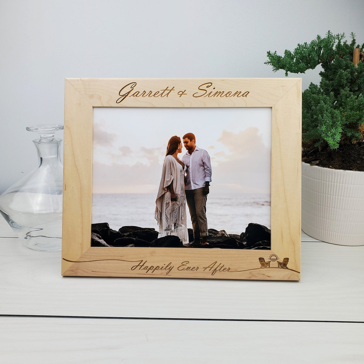 Happily Ever After - Custom Engraved Picture Frame - 013