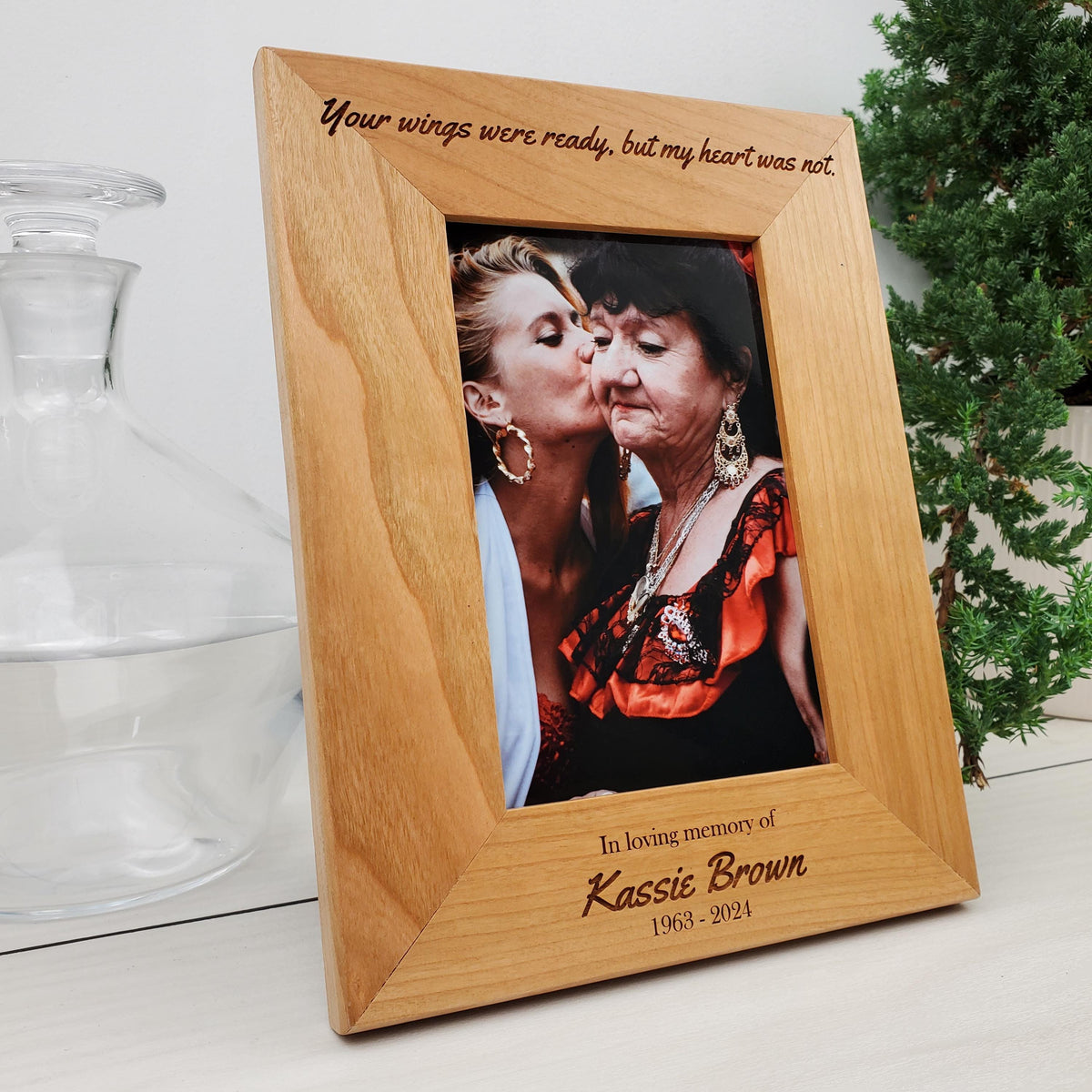 In Loving Memory - Custom Engraved Picture Frame - 073
