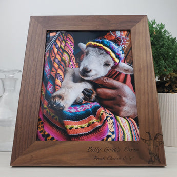 The GOAT - Custom Engraved Picture Frame - 039