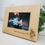Lilies - Custom Engraved Picture Frame - 078 1