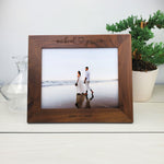 The Happy Couple - Custom Engraved Picture Frame - 008 1