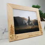 Horses - Custom Engraved Picture Frame - 030 2