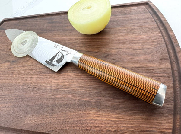Sail Boat - Personalized Chef Knife - 085