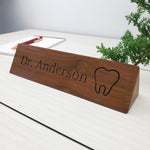 Dentist's Office - Personalized Wood Desk Block - 006 2