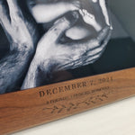 Baby Announcement - Custom Engraved Picture Frame - 014 3