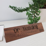Orthodontist's Office - Personalized Wood Desk Block - 010 1