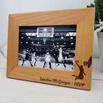Basketball MVP - Custom Engraved Picture Frame - 061 3