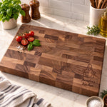 Personalized Apron End Grain Butcher Block 5