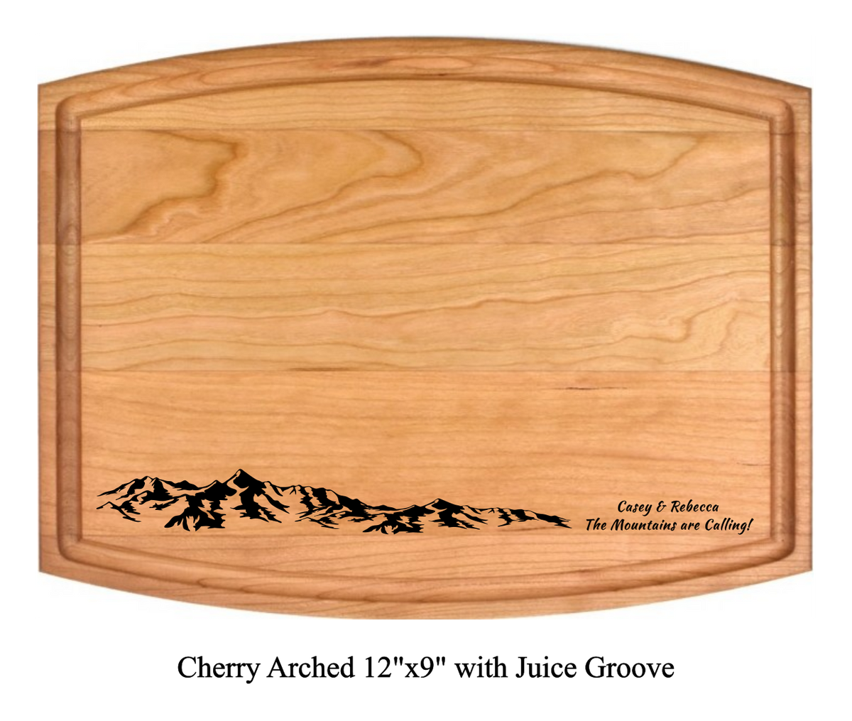Personalized Cutting Board - The Mountains are Calling - 121