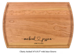 The Happy Couple - Personalized Cutting Board - 048 27