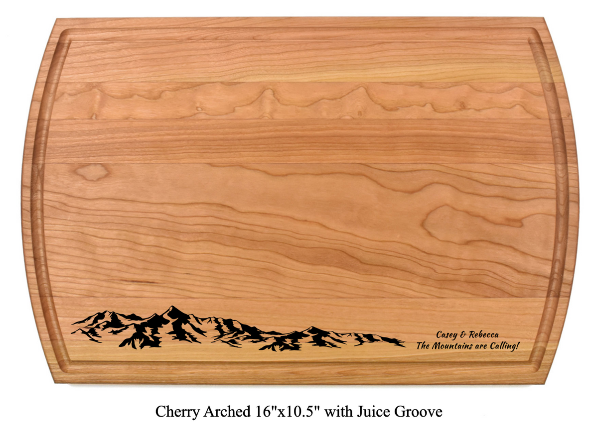 Personalized Cutting Board - The Mountains are Calling - 121