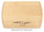 The Happy Couple - Personalized Cutting Board - 048 26