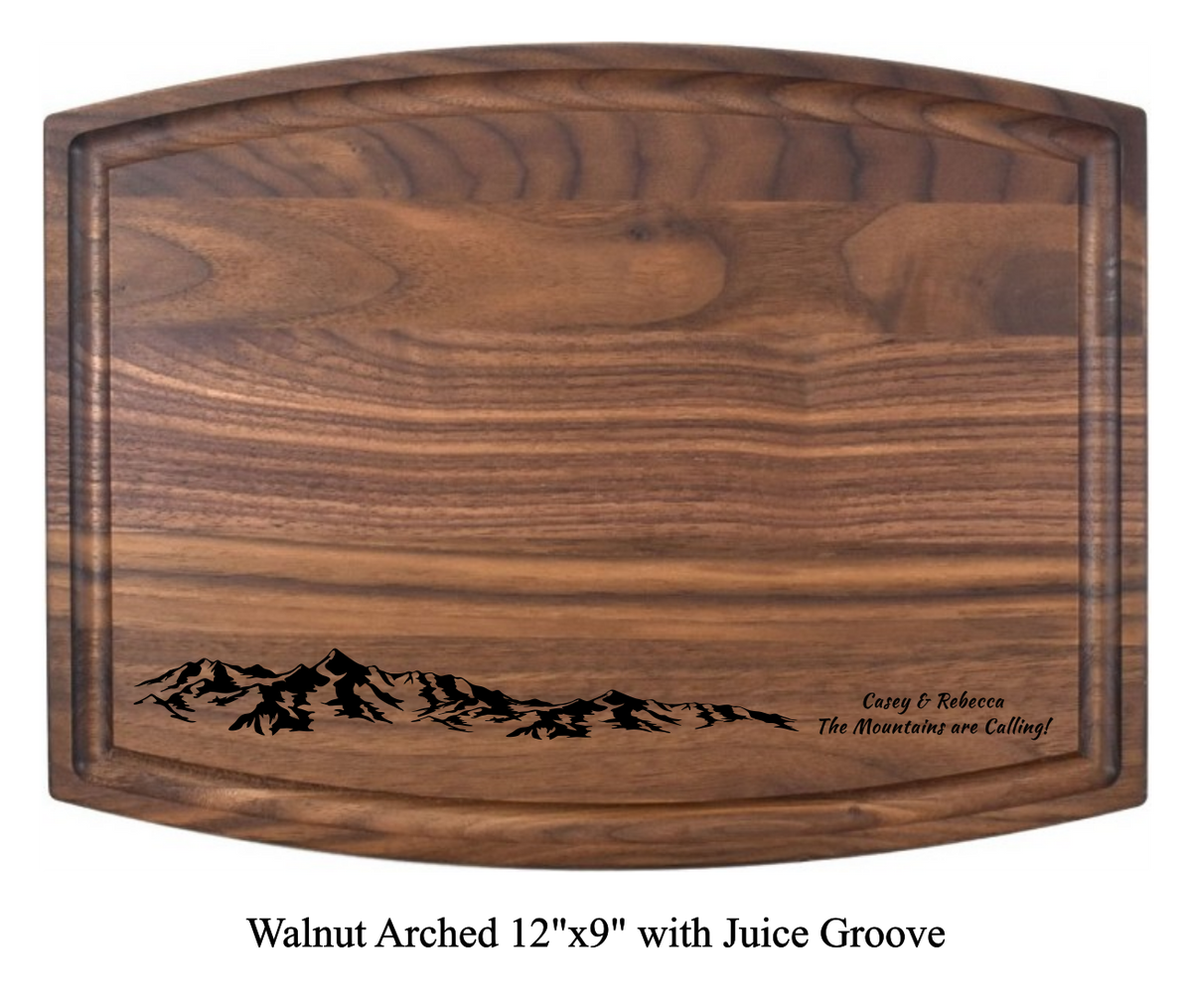 Personalized Cutting Board - The Mountains are Calling - 121